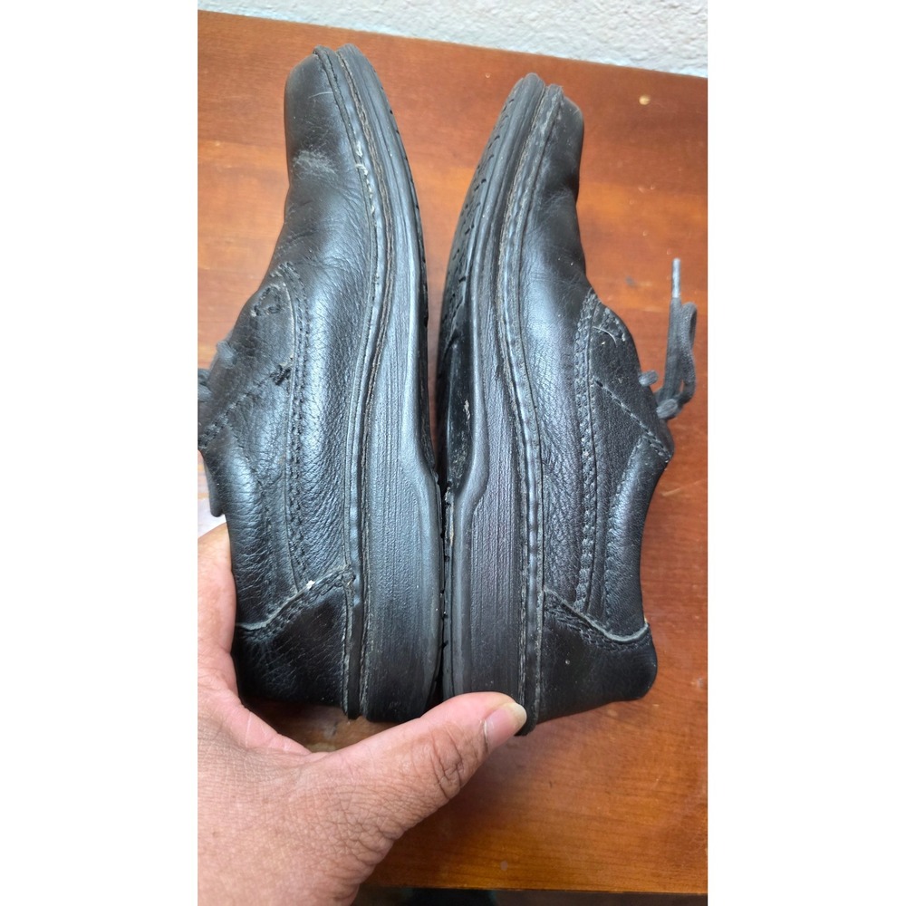 Birkenstock Footprints Leather Oxfords Womens 37 L6 Black Lace Up Shoes 1 - Picture 8 of 8